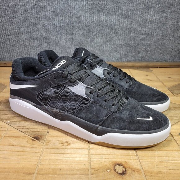 Nike SB Ishod Wair Men's 13 Black White Dark Grey Gum DC7232-001 Skate Shoes - Picture 1 of 11